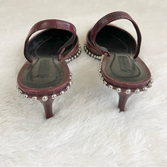 Alexander Wang Rina Studded Slingback Kitten Heel - Picture 5 of 7